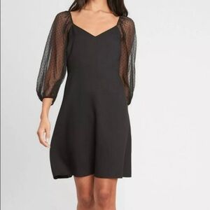 Banana Republic Black swing dress XL